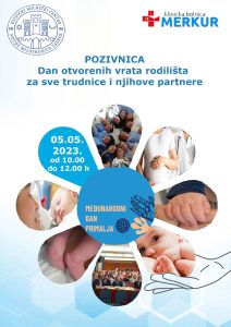 Dan otvorenih vrata rodilišta za trudnice i njihove partnere u KBC Sestre milosrdnice i KB Merkur, Zagreb 05.05.2023
